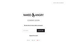 Tablet Screenshot of nakedandangry.com